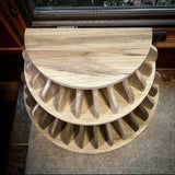 top down view of the Whiskey River Trading Liberty Bell Axe Bell for axe storage and organization