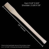 Cruiser Double Bit Axe Handle - 24" - Whiskey River Premium Select