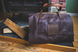 Whiskey River Trading Leather Log Carrier