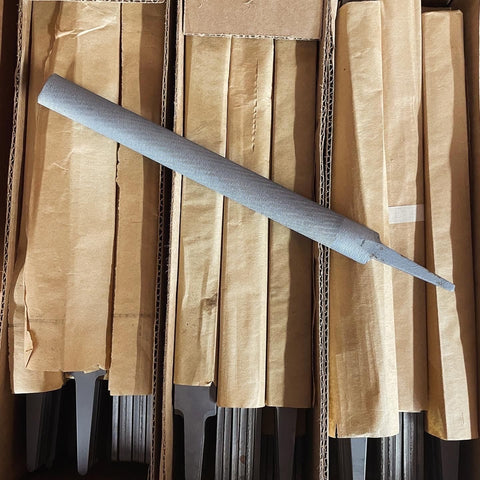 quality, american manufactured hand file that is superb at quickly filing, sharpening, and restoring the edge of our axe either in your shop or out in the field