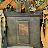 The Daytripper Waxed Canvas Bushcraft Hybrid Haversack / Messenger Bag