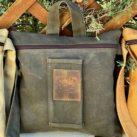 The Daytripper Waxed Canvas Bushcraft Hybrid Haversack / Messenger Bag