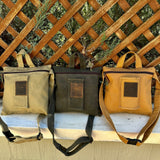 The Daytripper Waxed Canvas Bushcraft Hybrid Haversack / Messenger Bag