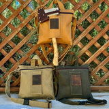 The Daytripper Waxed Canvas Bushcraft Hybrid Haversack / Messenger Bag