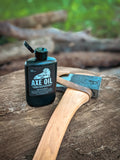 axe oil from walrus oil - a great way to protect your handle and head of your axe