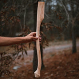 side profile  of the whiskey river art and trading co 28c premium heritage replacement axe handle