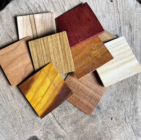 Monk Crafted Exotic Axe Wedges - 9 Different Species