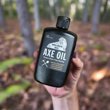 axe oil from walrus oil - a great way to protect your handle and head of your axe