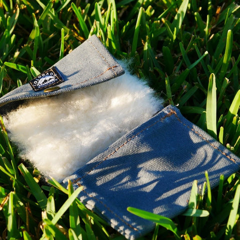Waxed Canvas Bushcraft Single Pad Fly Wallet