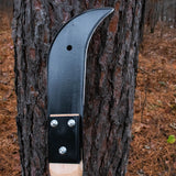 16 in. Double Edge Ditch Bank Blade - 40" (3-Hole) Wooden Handle