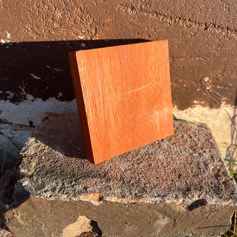 Padauk Pre-Cut 3" Squares For Laminate Palm Swells