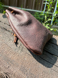 Dark Brown Leather Pouch