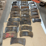 Vintage axe heads in the Whiskey River Mystery Axe Grab Bag