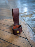 Leather Belt Axe Loop - Brown